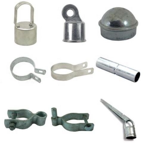 Galvanized Steel Post Connectors: Heavy-Duty Fence Brackets & Brace Cups
