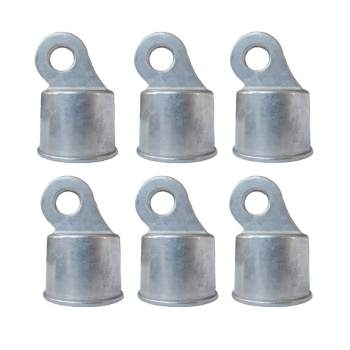 Galvanized Steel Post Connectors: Heavy-Duty Fence Brackets & Brace Cups