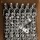 Heavy-Duty Hot-Dipped Galvanized Chain Link Gate Hinge Set with Bolts and Nuts