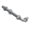 Dedicated Guardrail Fence Bending Hook Screw | J-Type Anchor Bolt for Heavy-Duty Security
