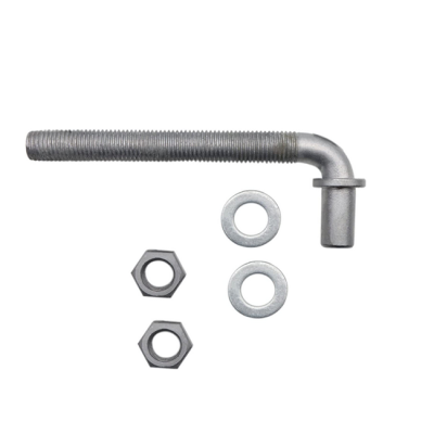 Dedicated Guardrail Fence Bending Hook Screw | J-Type Anchor Bolt for Heavy-Duty Security