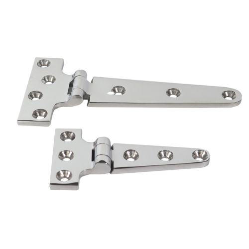 Heavy Duty T Hinge 4'' x 2" / 6'' x 3" Casting Hinge Marine Grade 316 Stainless Steel for Boat