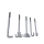 Concrete Construction Galvanized L Hook Foundation Anchor Bolts With Nut And Washer