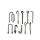 Concrete Construction Galvanized L Hook Foundation Anchor Bolts With Nut And Washer