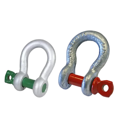 Forged Hot-dipped Galvanized Steel Bow Shackle Screw Pin for Corrosion-Resistance