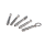 1/8" Black T316 Stainless Steel Swage Dead End Fitting for Invisible Cable Railing Kits | Fixed End Terminal