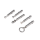 1/8" Black T316 Stainless Steel Swage Dead End Fitting for Invisible Cable Railing Kits | Fixed End Terminal