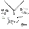 Galvanized Steel Post Connectors: Heavy-Duty Fence Brackets & Brace Cups
