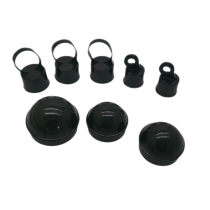 Durable Round Dome External Fence Post Cap for Chain Link Steel Fences