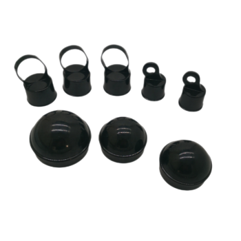 Durable Round Dome External Fence Post Cap for Chain Link Steel Fences