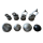 Durable Round Dome External Fence Post Cap for Chain Link Steel Fences