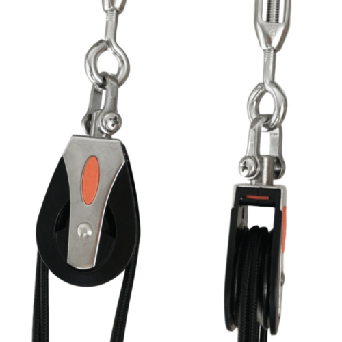 Stainless Steel Nylon Pulley Block for Sailing, Yachting, Fitness Equipment & Outdoor Rigging Gear
