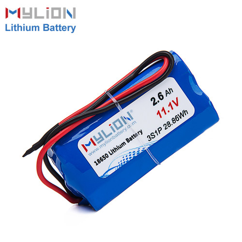 11.1v 2600mah lithium battery