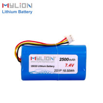 7.4V2500mAh Lithium ion battery pack