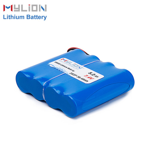 7.4V5200mAh Lithium ion battery pack