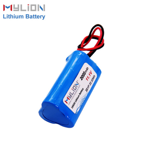 11.1V2000mAh Lithium ion battery pack