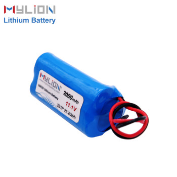 11.1V2000mAh Lithium ion battery pack