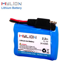 11.1V2200mAh Lithium ion battery pack