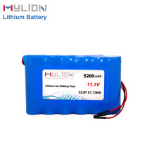 11.1V5200mAh Lithium ion battery pack