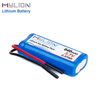 3.7v 640mah lithium battery pack