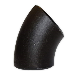 45 degree black pipe Elbows for oil and gas
