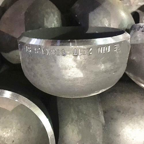 Black IRON butt welding caps with factory price