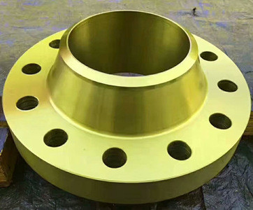 Yellow Painting of WN flanges