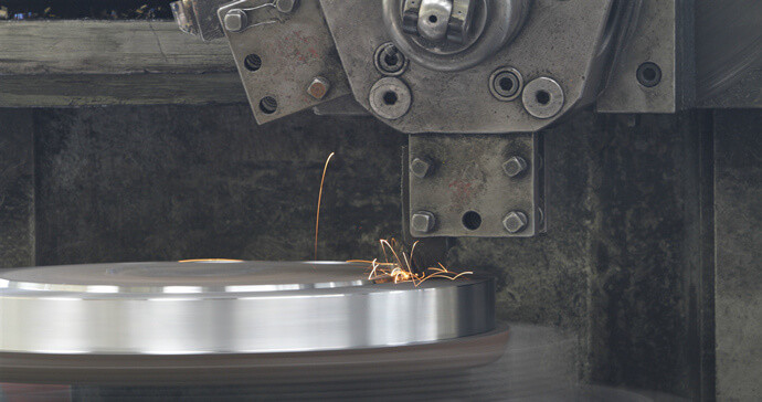 machining the plate flanges