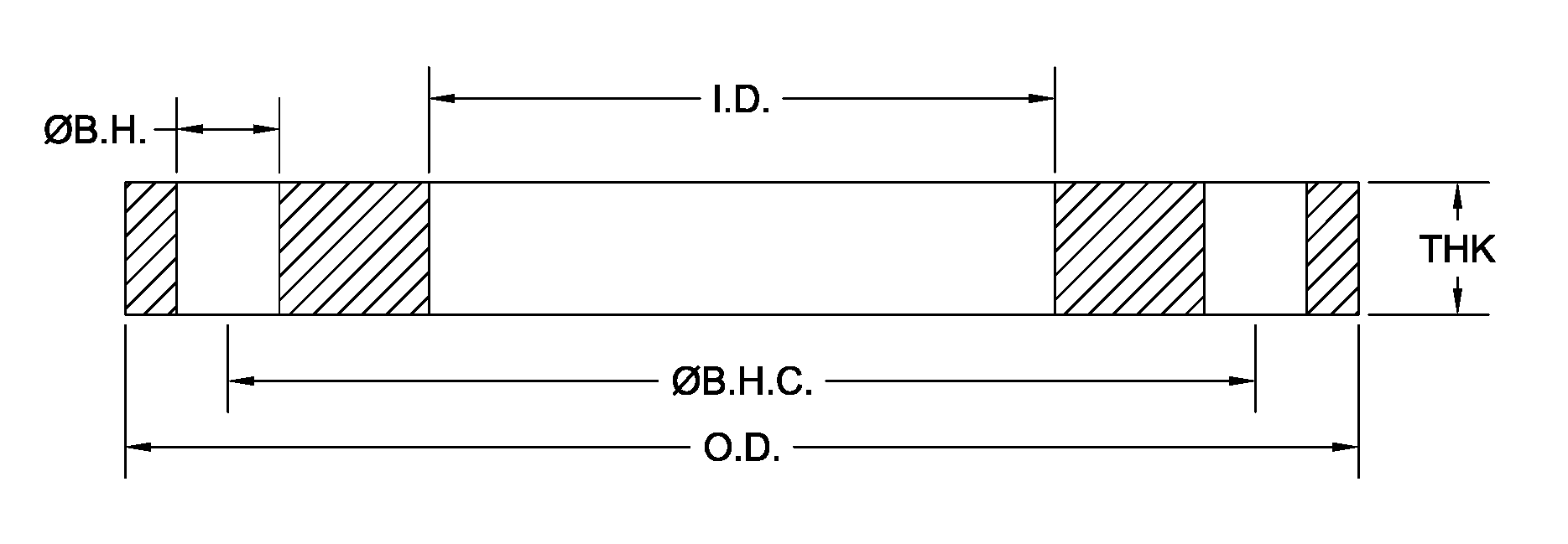 dimensions of DIN flanges