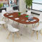 New Oval Table Staff Training Round Table Simple Modern Staff Negotiating Small Reception Table