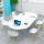 New Oval Table Staff Training Round Table Simple Modern Staff Negotiating Small Reception Table