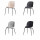 Plastic high-end movable garden chair