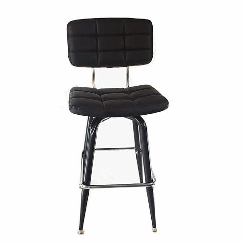 Nordic style furniture PU leather bar stool