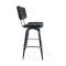Nordic style furniture PU leather bar stool