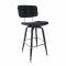 Nordic style furniture PU leather bar stool