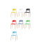 Modern fashionable color plastic office chair