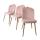 Simple high back restaurant velvet fabric chair