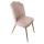 Simple high back restaurant velvet fabric chair