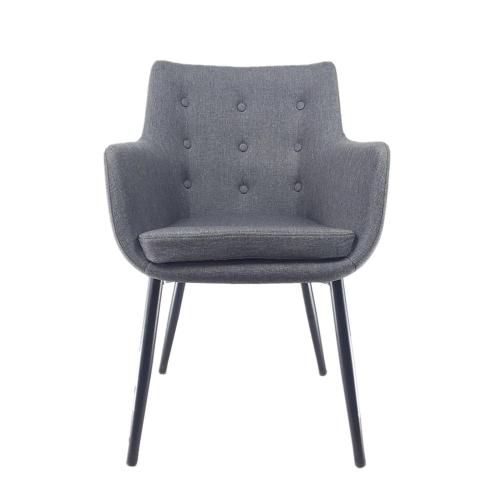 Armrest Dining fabric leisure chair