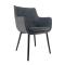 Armrest Dining fabric leisure chair