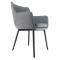 Armrest Dining fabric leisure chair