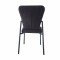 Dining room furniture metal seat frame fabric chair