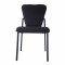 Dining room furniture metal seat frame fabric chair