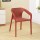 Minimal Comfortable Plastic Backrest Dining Chair