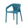 Minimal Comfortable Plastic Backrest Dining Chair