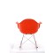 2019 New design plastic rocking chair for living room rocking chair with metal frame and wooden legs