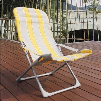outdoor furniture leisure metal relax padded camping folding small portable beach chair