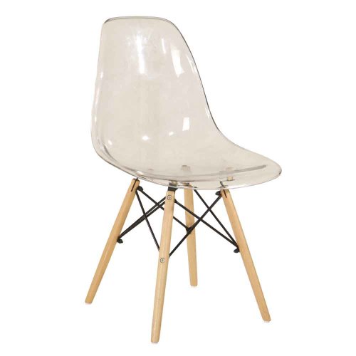 Hot selling high quality transparent plastic dining chair
