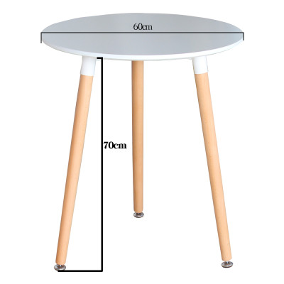 Leisure modern wood round table combination tea table