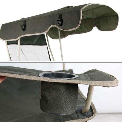 outdoor folding chair beach lightweight camping fishing sunshade chair with canopy